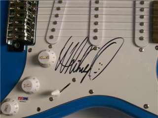   HOUSTON Signed Autograph Guitar PSA DNA RARE I will always Love you