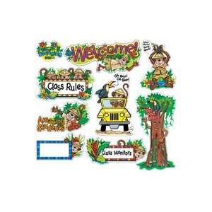  Rain Forest Welcome Bulletin Board Set Toys & Games
