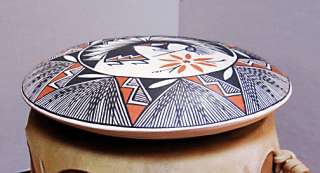 Acoma Pueblo Handmade Pottery Decorated Water Jar  