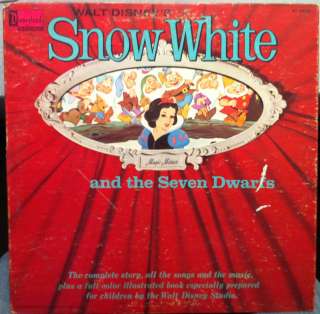 WALT DISNEY snow white & seven dwarfs LP MAGIC MIRROR  