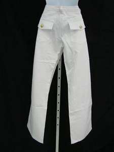   CHRISTOPHER DEANE White Denim Trousers Jeans Pants Sz 2 $225  