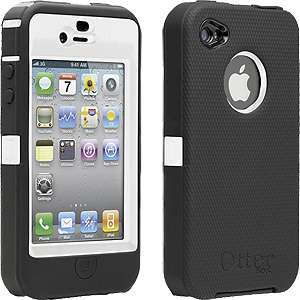 OtterBox Defender Case Black on White iPhone 4 VERIZON  