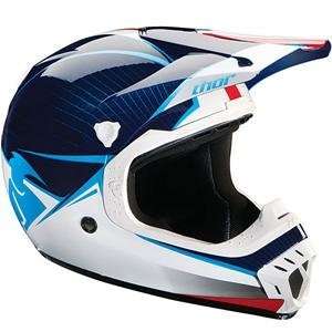  Thor Motocross Quadrant Helmet   X Large/Blue/White 