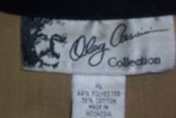 Oleg Cassini Collection Double Breast Jacket XL BLACK  
