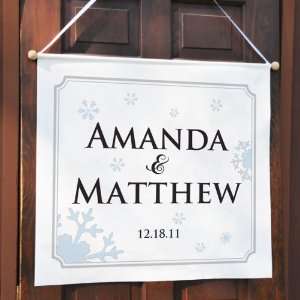  Winter Wedding Reception Custom Banner Health & Personal 