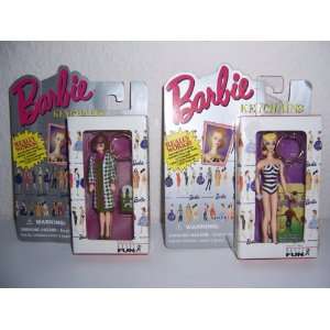  Vintage Barbie Collectible Keychains Set of 2 Original Barbie 