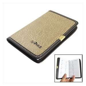   Leather Cover Phone Number E mail Pocket Book Brown