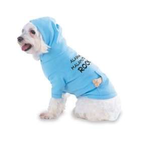 Alaskan Malamutes Rock Hooded (Hoody) T Shirt with pocket for your Dog 