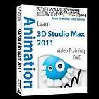   3D Studio Max 2011 Animation 163 Video Tutorials 8hrs Training 3 DVDs