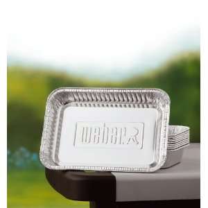  Weber 6415 Small 8 1/2 Inch by 6 inch Aluminum Drip Pans 