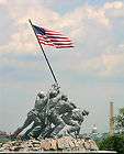 US Marine Corps Iwo Jima Memorial Arlington flag photo