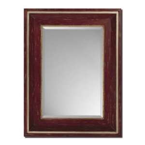  Paragon Distressed Red & Gold Wall Mirror