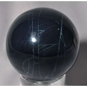  Obsidian   Spider Web Obsidian Natural Crystal Sphere 