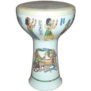  Ceramic Dumbek, Egyptian Designs Musical Instruments