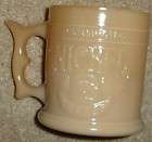 VTG Buffalo Nickel WHATABURGER Coffee Mug Glass U.S.A.