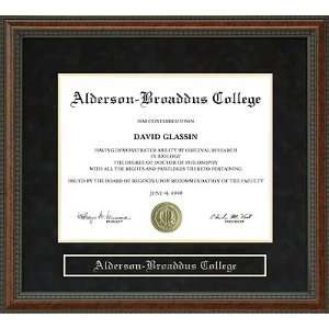  Alderson Broaddus College (A B) Diploma Frame Sports 
