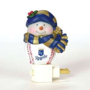  Kansas City Royals MLB Home Run Snowman Night Light (5 