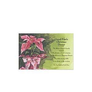  December Blooms Holiday Invitations Health & Personal 