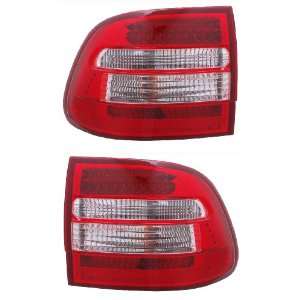 PORSCHE CAYENNE 03 06 LED TAIL LIGHT RED/CLEAR NEW