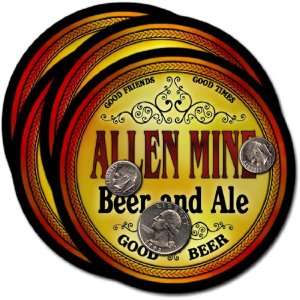  Allen Mine , CO Beer & Ale Coasters   4pk 