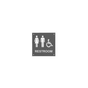   Signage with Unisex Restroom Sign and Handicap Logo