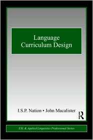   Design, (0415806062), I.S.P Nation, Textbooks   