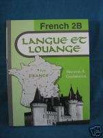 ABeka French 2 B student,Langue et Louange, Homeschool  