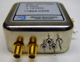 Wenzel Associates Quartz Oscillator 500 10417 02K 5MHZ 12VDC  