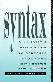 Syntax, (0415084210), Keith Brown, Textbooks   