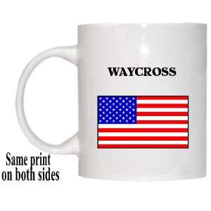  US Flag   Waycross, Georgia (GA) Mug 