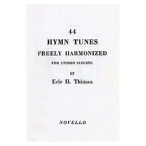  44 Hymn Tunes Freely Harmonized Musical Instruments