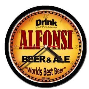  ALFONSI beer and ale wall clock 