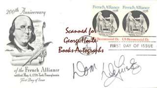 DOM DELUISE. First Day Cover for the 13 cent FrenchAlliance stamp 