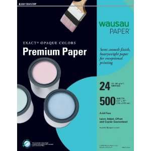 Wausau Exact Premium Heavy Duty Paper, 24 lb, 8.5 x 11 Inches, Pastel 