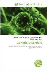 Genetic Disorders, (6133618841), Frederic P. Miller, Textbooks 