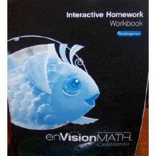 Interactive Homework Workbook Grade K (California enVision Math 