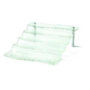 Tablecraft Cristal Collection 5 Step Acrylic Waterfall Display Riser 