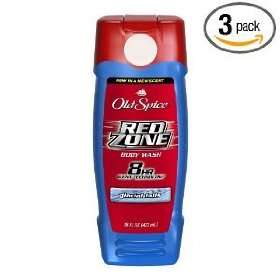   Old Spice Red Zone Body Wash, Glacial Falls, 16 Fl Oz (473 Ml) Beauty