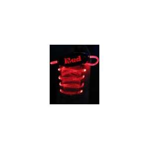  Beauty Red LED Flashing Shoe Laces Beauty