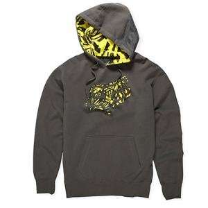  Fox Racing Electric Head Pullover Hoodie   Small/Charcoal 