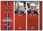 2011 Absolute Memorabilia TOM BRADY WES WELKER 50 TEAM TANDEMS JERSEYS