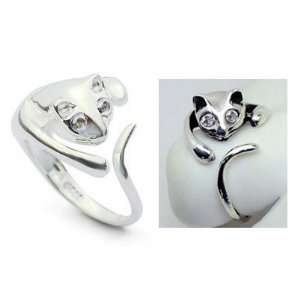  Adjustable Cat Ring (one size fits all rings) Open Back 