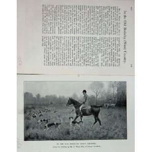 1903 Berkeley Hunting Hounds Horses Sport Country