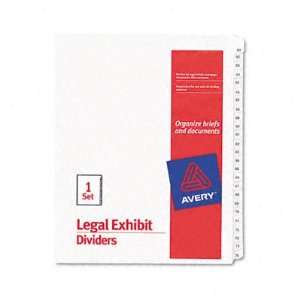  New Allstate Style Legal Side Tab Dividers 25 Tab Case 