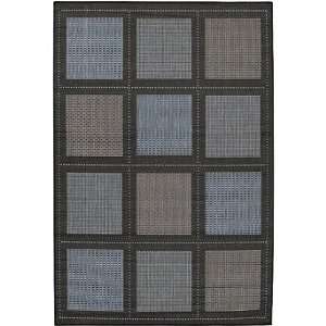 Summit All weather Rugs in Blue/Black   59 x 92 