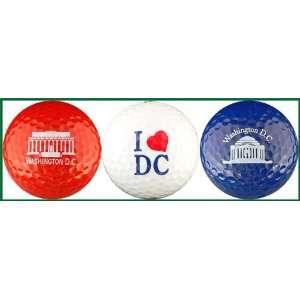  Washington DC Golf Balls   Monument Heart Sports 