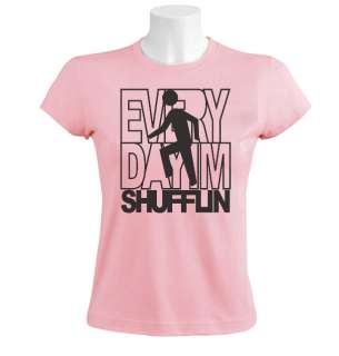   Im Shufflin Song Women T Shirt Shuffling LMFAO rock lyrics dj everyday