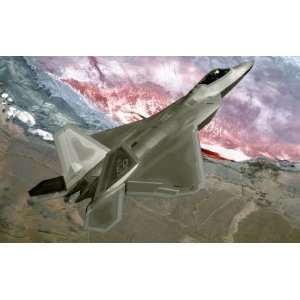  F22 Raptor Warplane Mini Poster Master Print 11Inx17In 