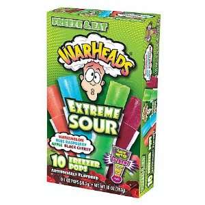 Warheads Extreme Sour Candy Freezer Pop Grocery & Gourmet Food