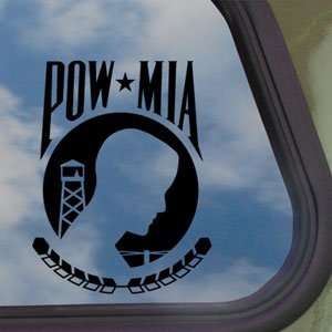  POW MIA Vietnam Soldier War Memorial Black Decal Sticker 